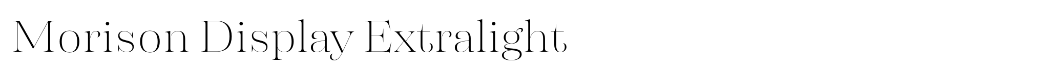 Morison Display Extralight image